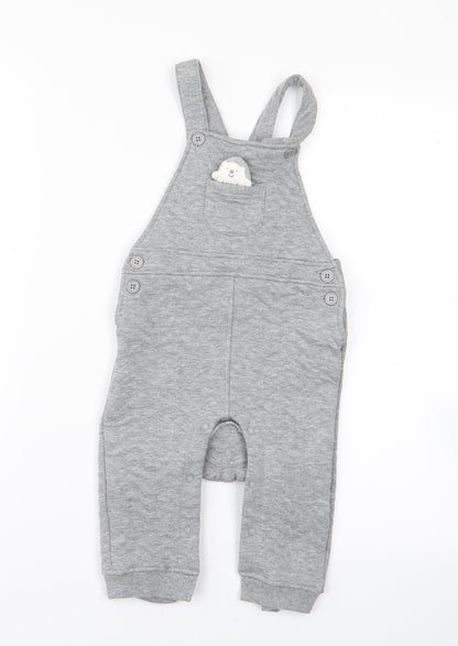 Preworn Baby Grey   Skirt One-Piece Size 12 Months