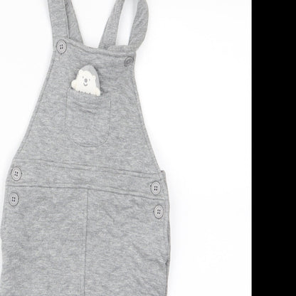 Preworn Baby Grey   Skirt One-Piece Size 12 Months