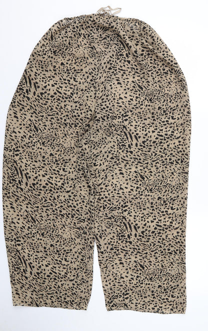 Womens UK Size 34 Preworn Regular Fit  Brown Trousers