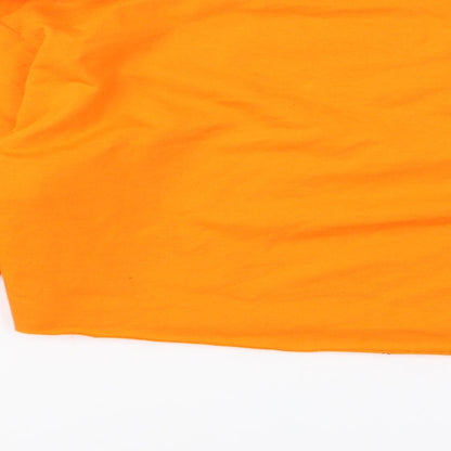 double Womens Orange   Pullover Jumper Size M