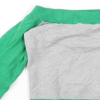 Womens UK Size S Divided Green Pullover Jumper