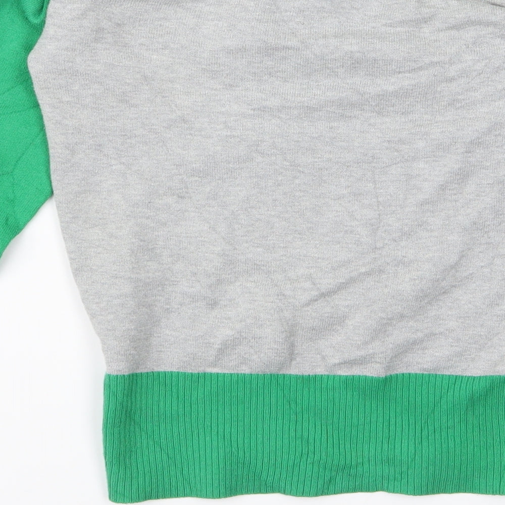 Womens UK Size S Divided Green Pullover Jumper