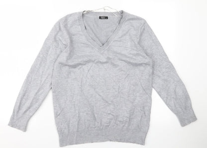 Womens UK Size XL M&Co Grey Pullover Jumper