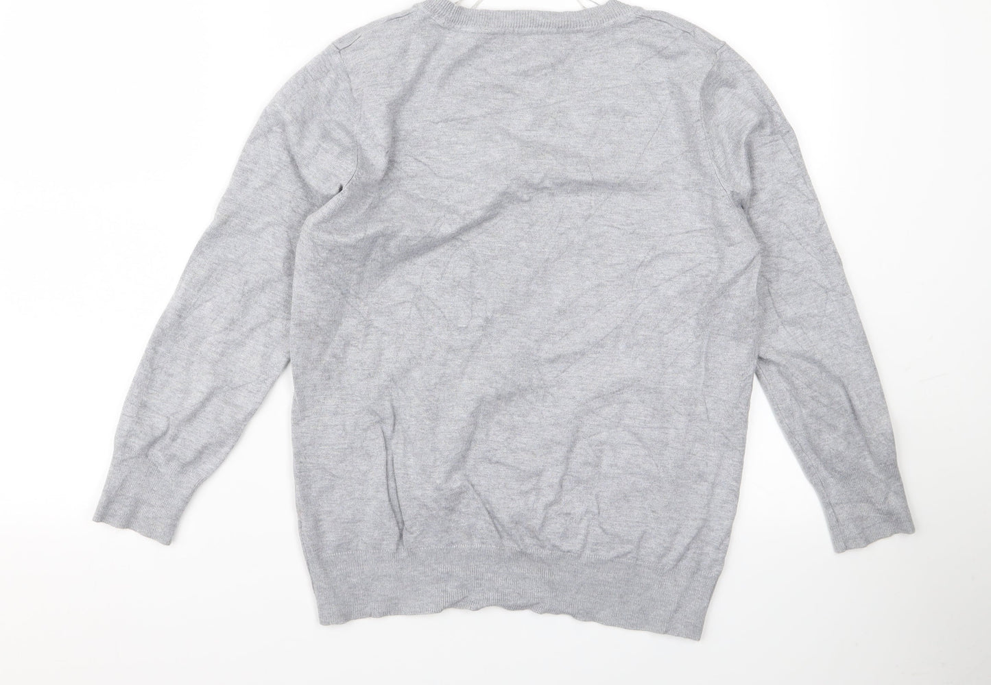 Womens UK Size XL M&Co Grey Pullover Jumper