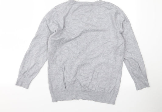 Womens UK Size XL M&Co Grey Pullover Jumper