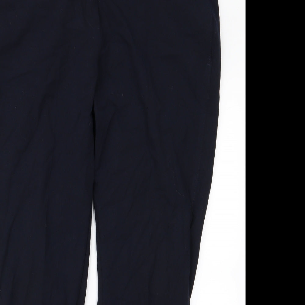 Womens UK Size 14 m&s Regular Fit  Blue Trousers