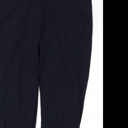 Womens UK Size 14 m&s Regular Fit  Blue Trousers