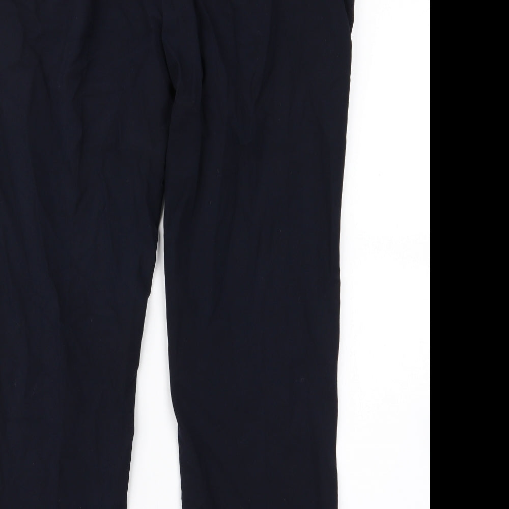 Womens UK Size 14 m&s Regular Fit  Blue Trousers