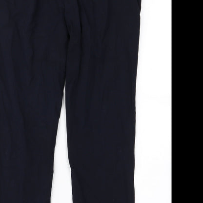Womens UK Size 14 m&s Regular Fit  Blue Trousers