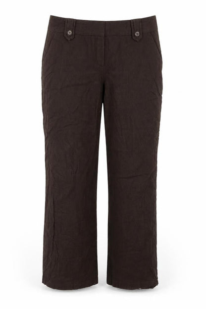 Womens UK Size 40 Preworn Regular Fit  Brown Trousers