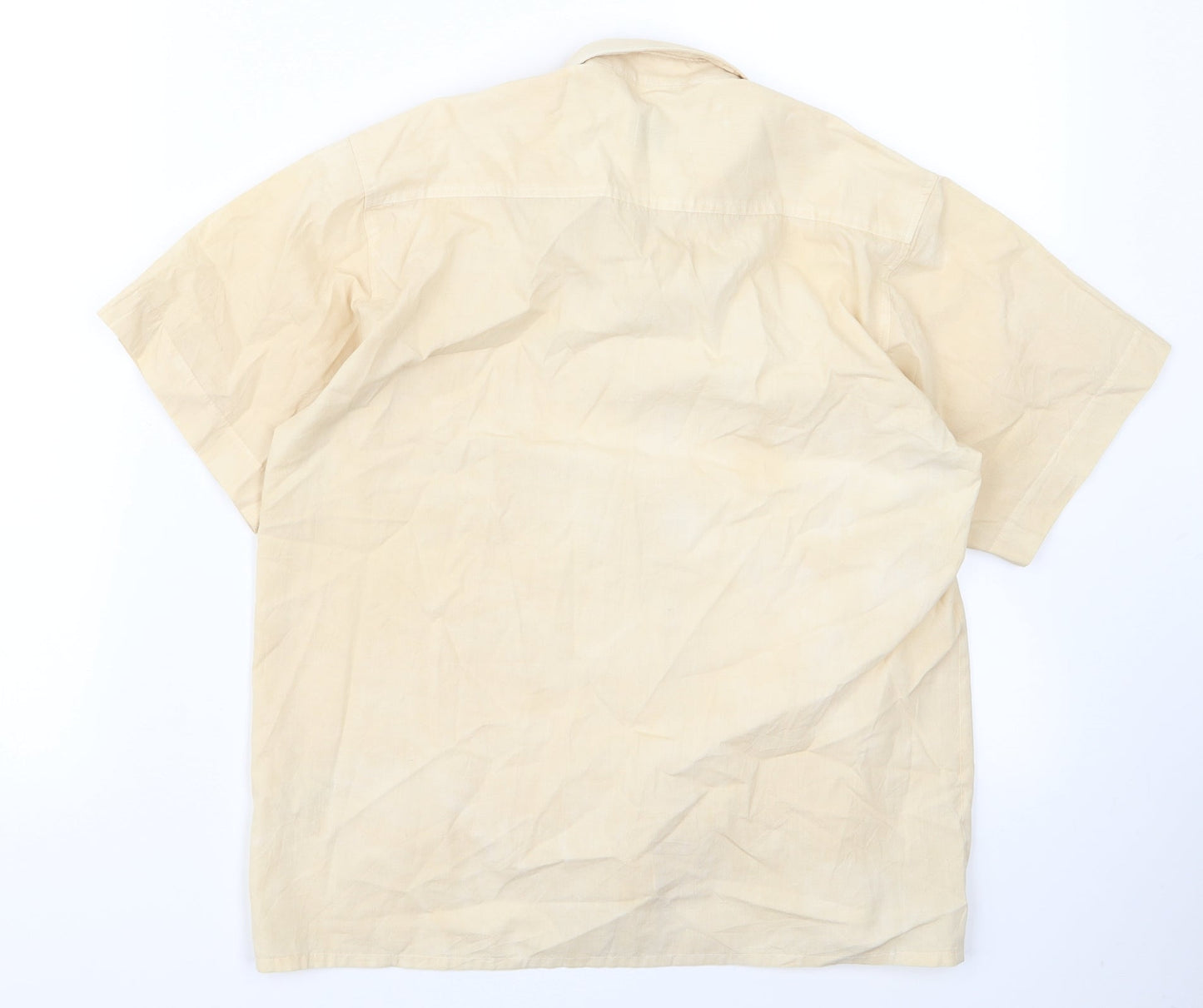 school life Girls Beige  Rayon Basic Button-Up Size 12 Years