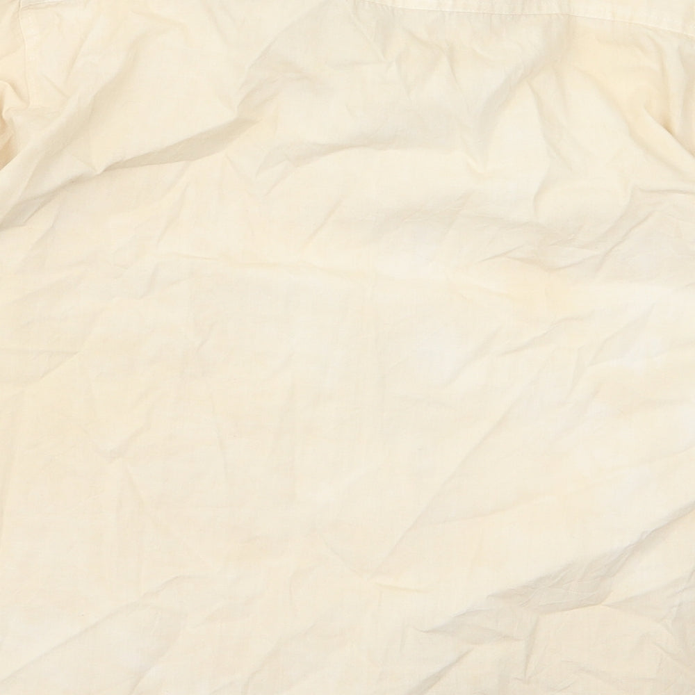 school life Girls Beige  Rayon Basic Button-Up Size 12 Years