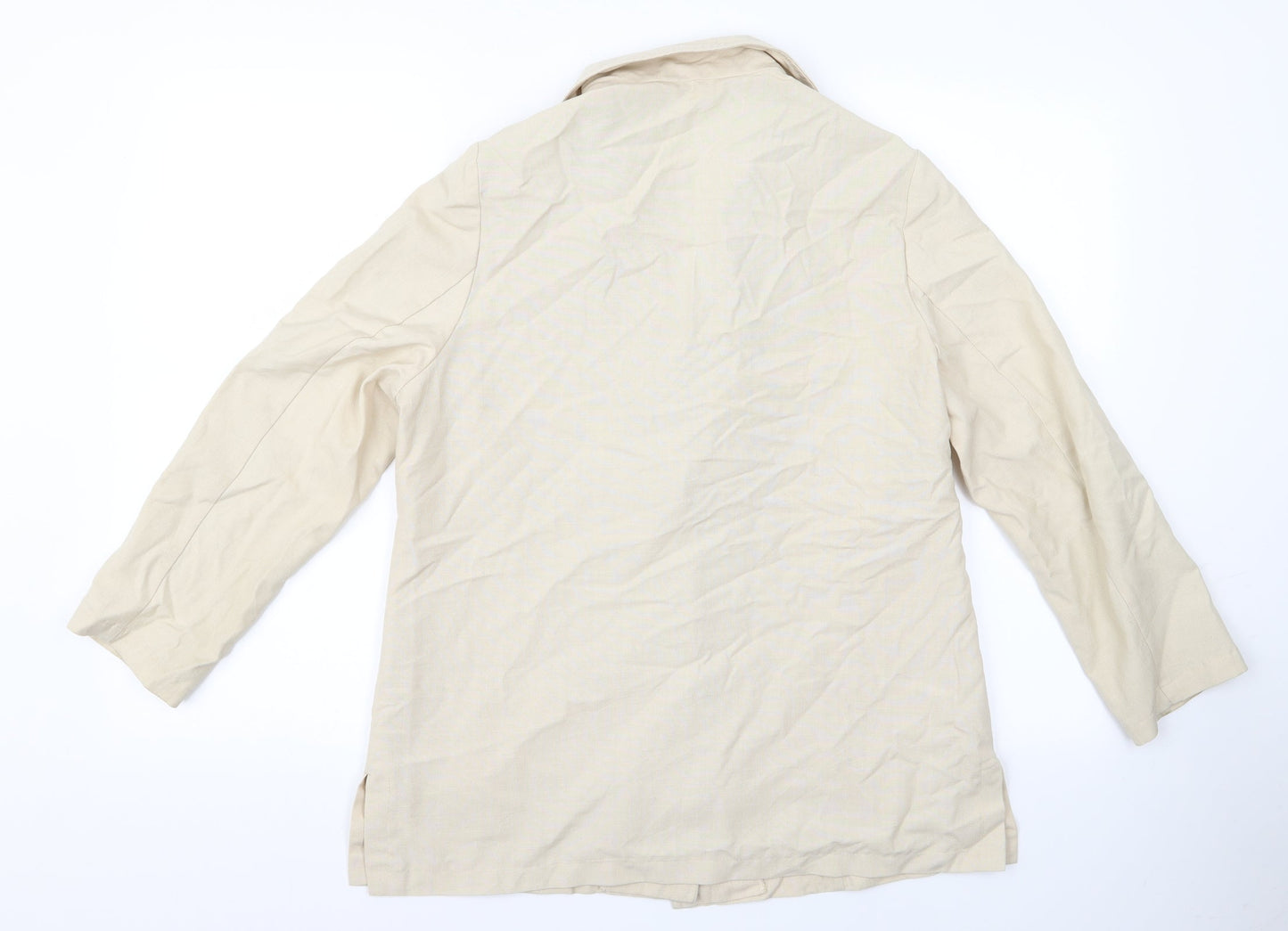Womens UK Size 14 m&s Beige Jacket