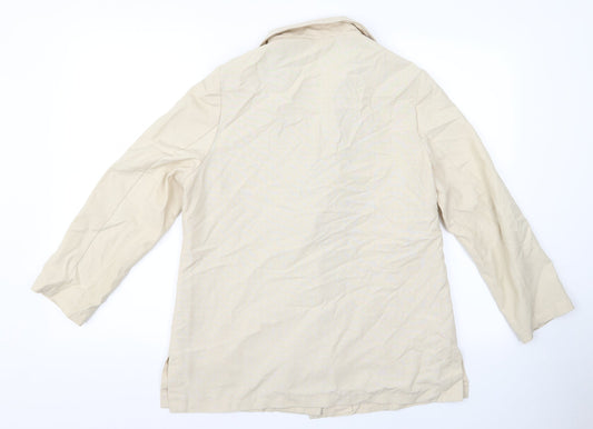 Womens UK Size 14 m&s Beige Jacket