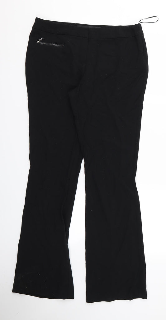 Womens UK Size 10 NEXT Regular Fit  Black Trousers