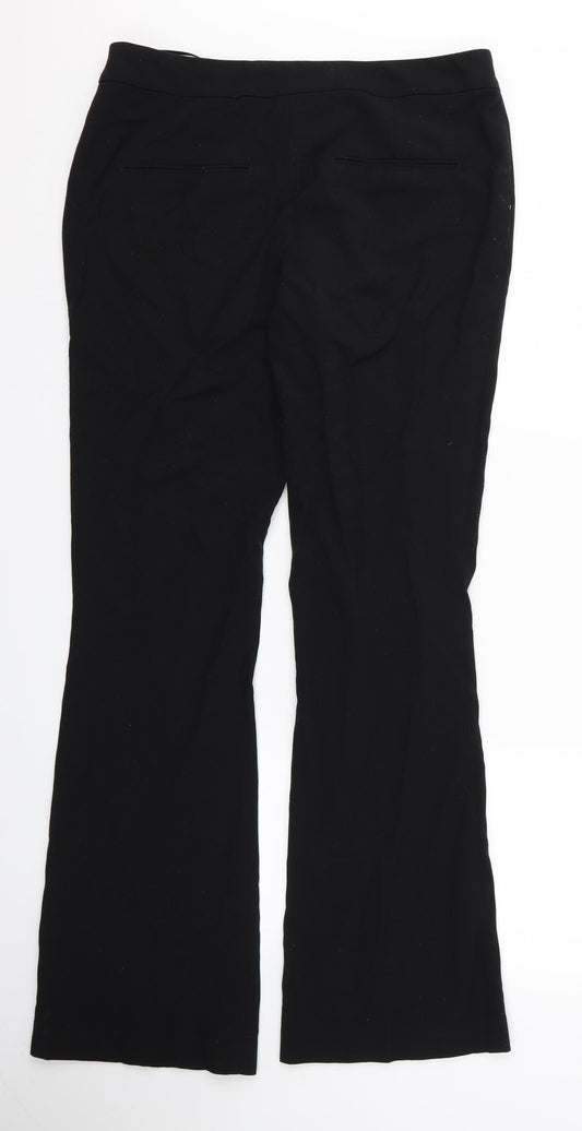 Womens UK Size 10 NEXT Regular Fit  Black Trousers