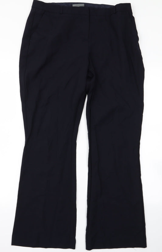 BHS Womens Blue   Trousers  Size 34 L25 in