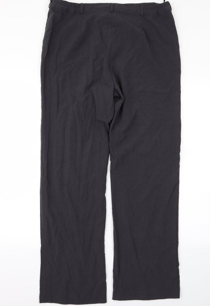 debanhams Womens Grey   Trousers  Size 12 L28 in