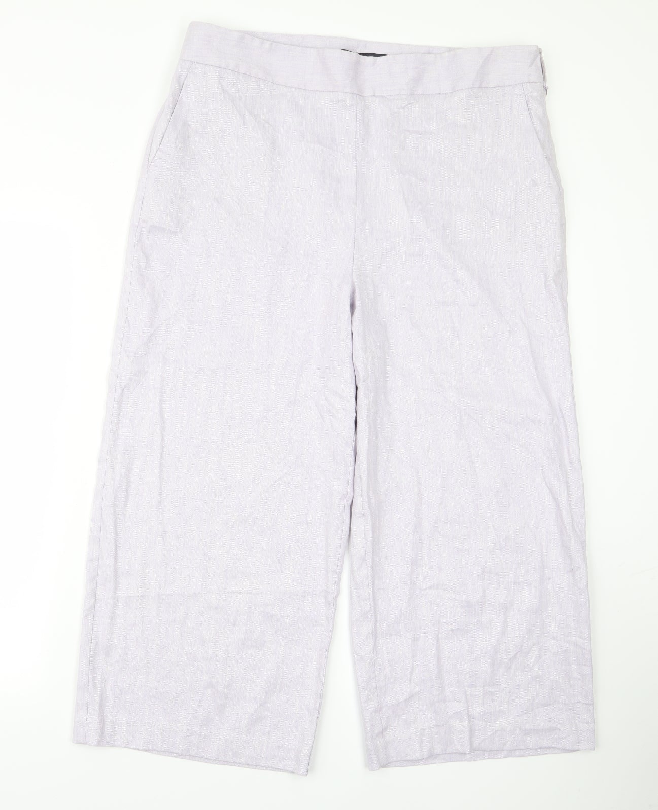 Womens UK Size 16 m&s Regular Fit  Purple Trousers