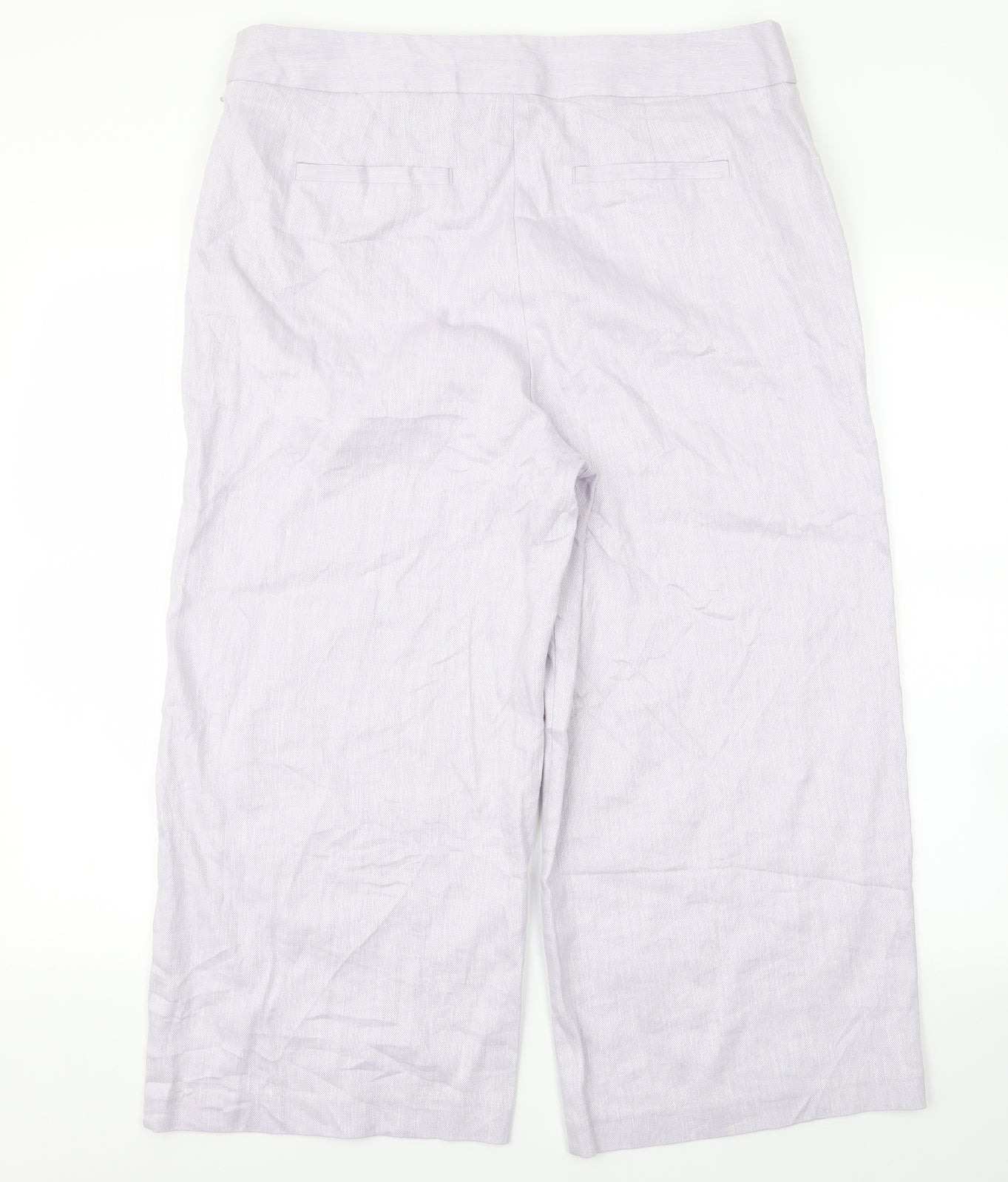 Womens UK Size 16 m&s Regular Fit  Purple Trousers