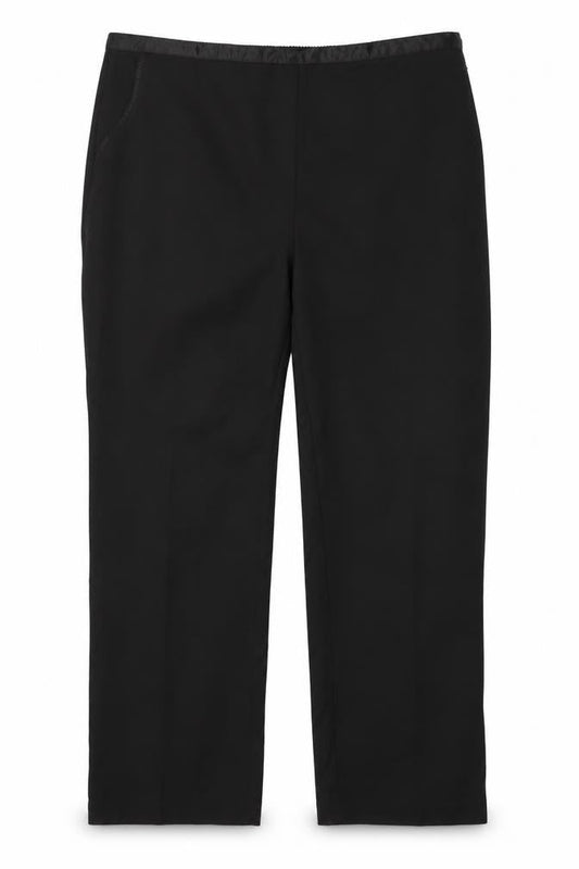 Womens UK Size XL Damart Regular Fit  Black Trousers