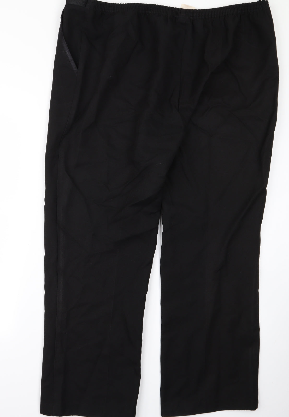 Womens UK Size XL Damart Regular Fit  Black Trousers