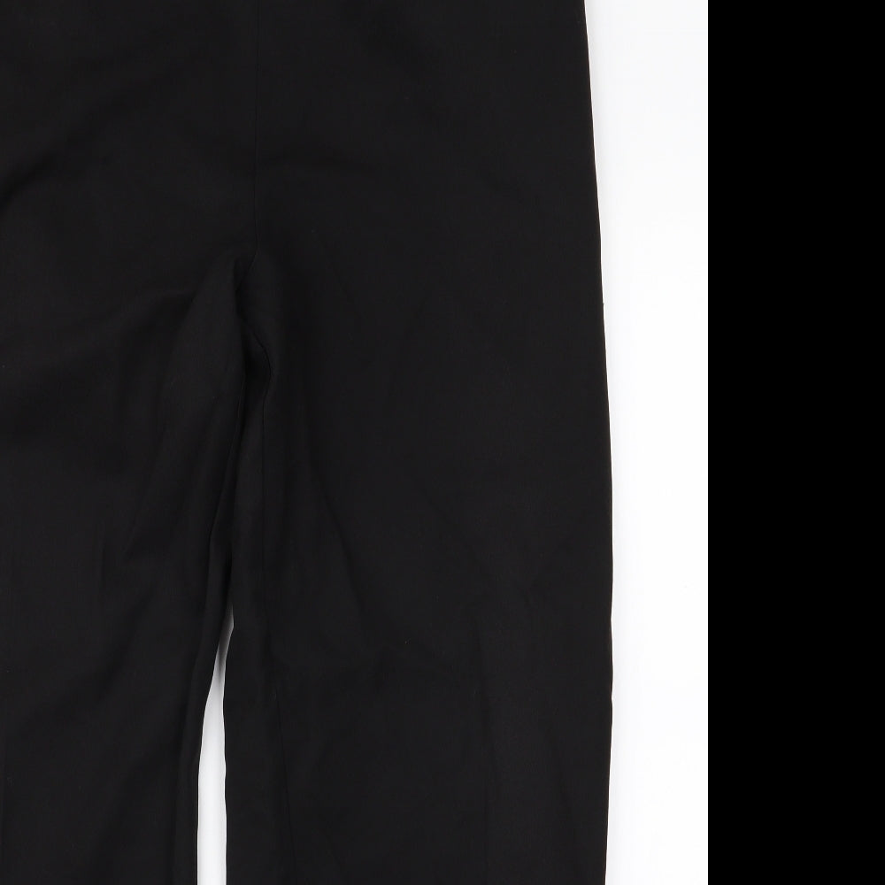Womens UK Size XL Damart Regular Fit  Black Trousers