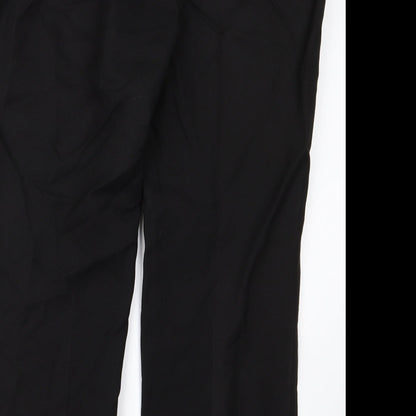 Womens UK Size XL Damart Regular Fit  Black Trousers