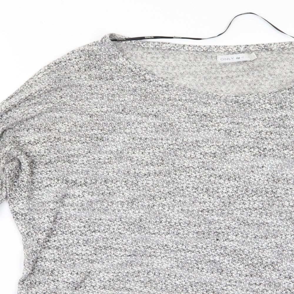 onlye Womens Grey   Pullover Jumper Size S