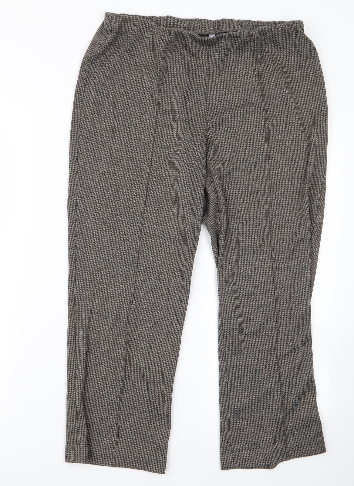 bonmrache Womens Brown   Trousers  Size 14 L20 in