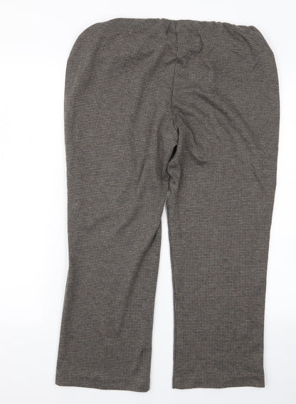 bonmrache Womens Brown   Trousers  Size 14 L20 in