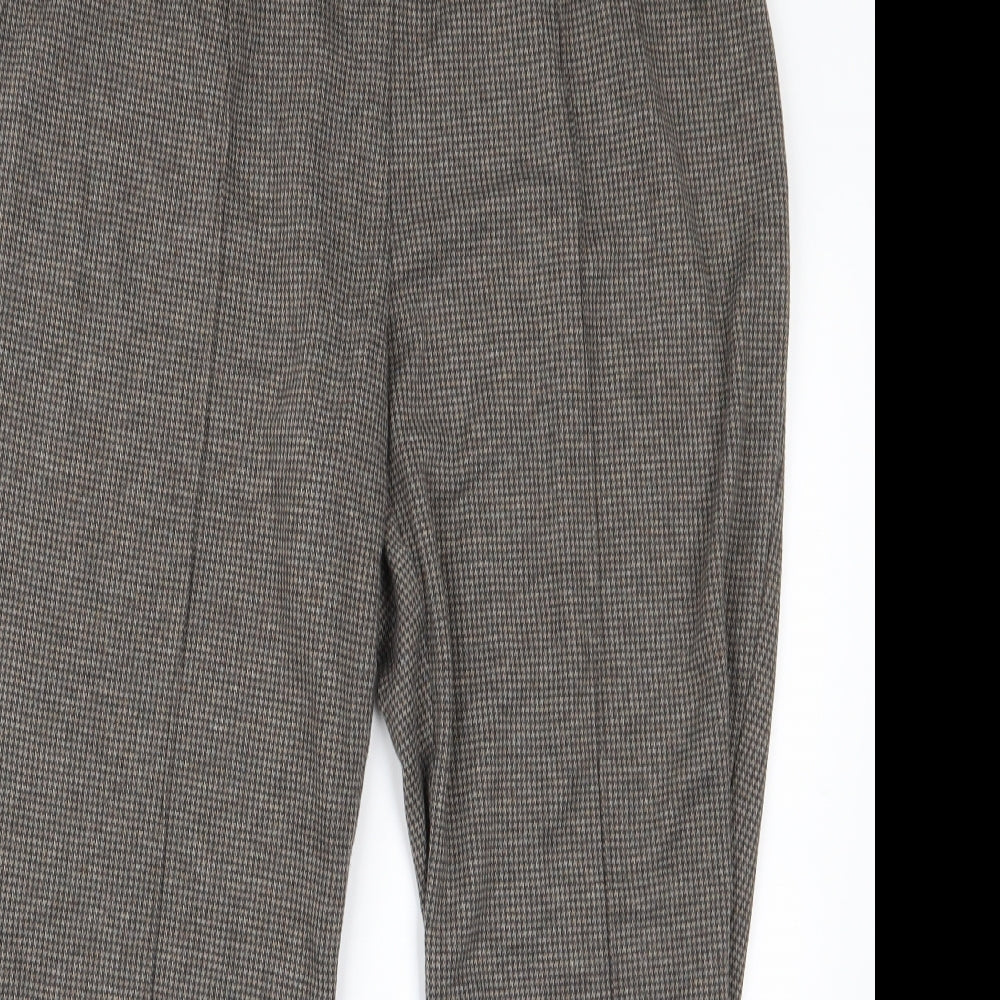 bonmrache Womens Brown   Trousers  Size 14 L20 in
