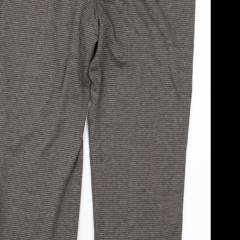 bonmrache Womens Brown   Trousers  Size 14 L20 in