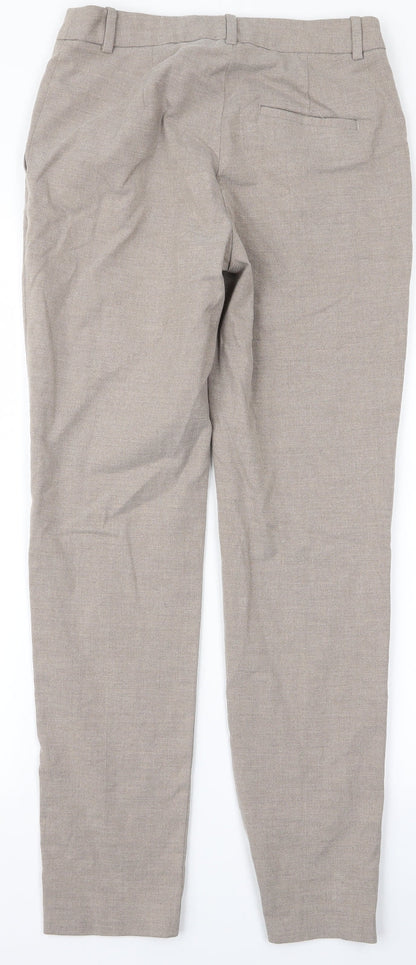Womens UK Size 4 H&M Regular Fit  Brown Trousers
