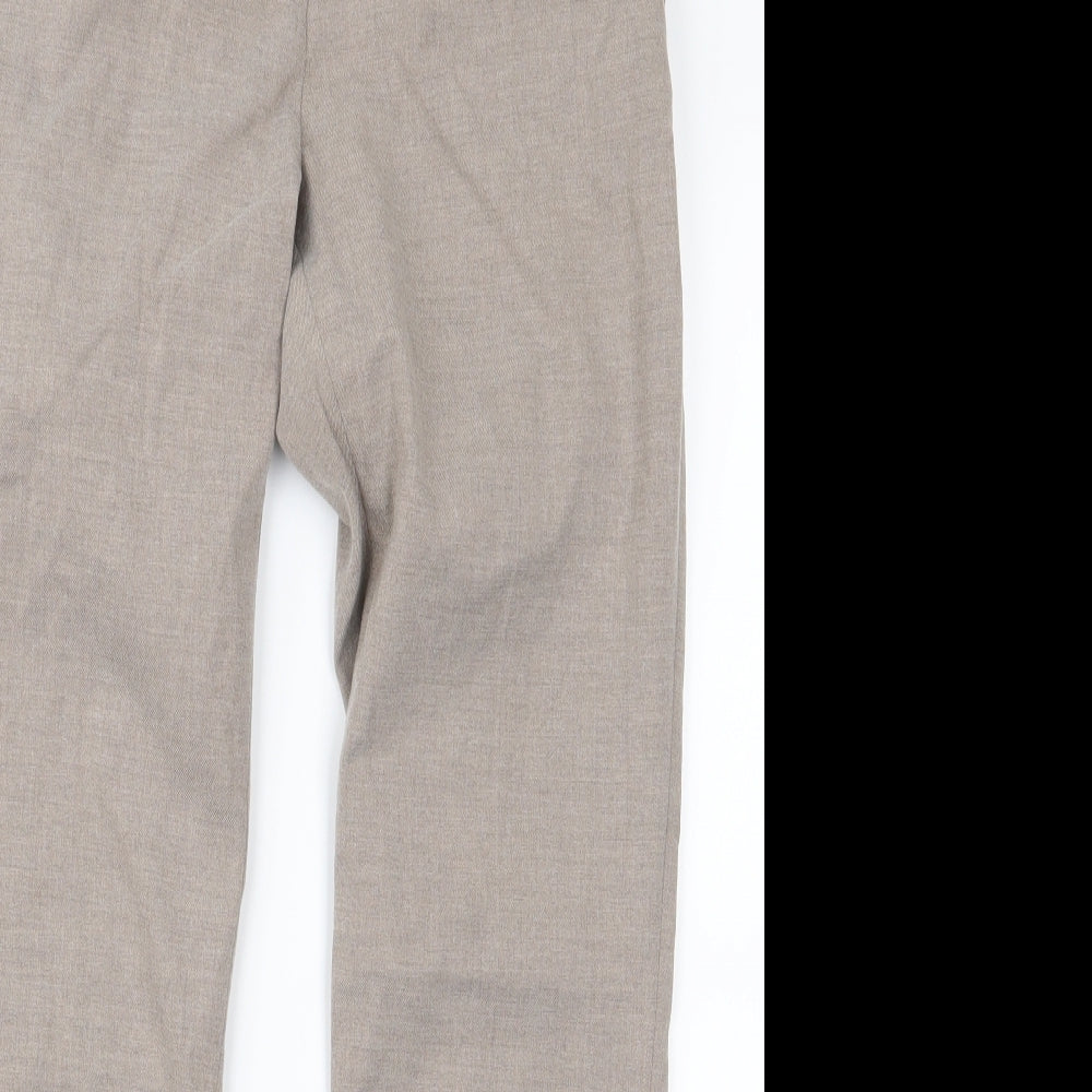 Womens UK Size 4 H&M Regular Fit  Brown Trousers