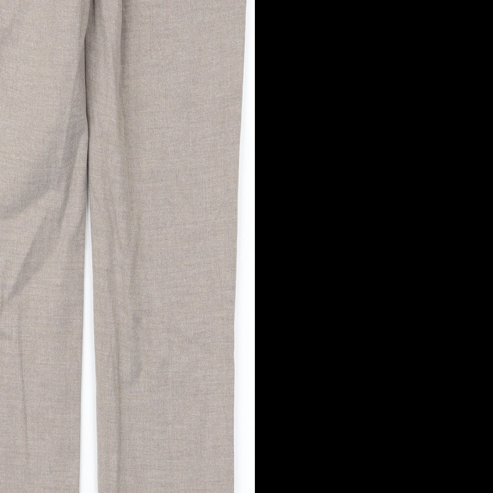 Womens UK Size 4 H&M Regular Fit  Brown Trousers