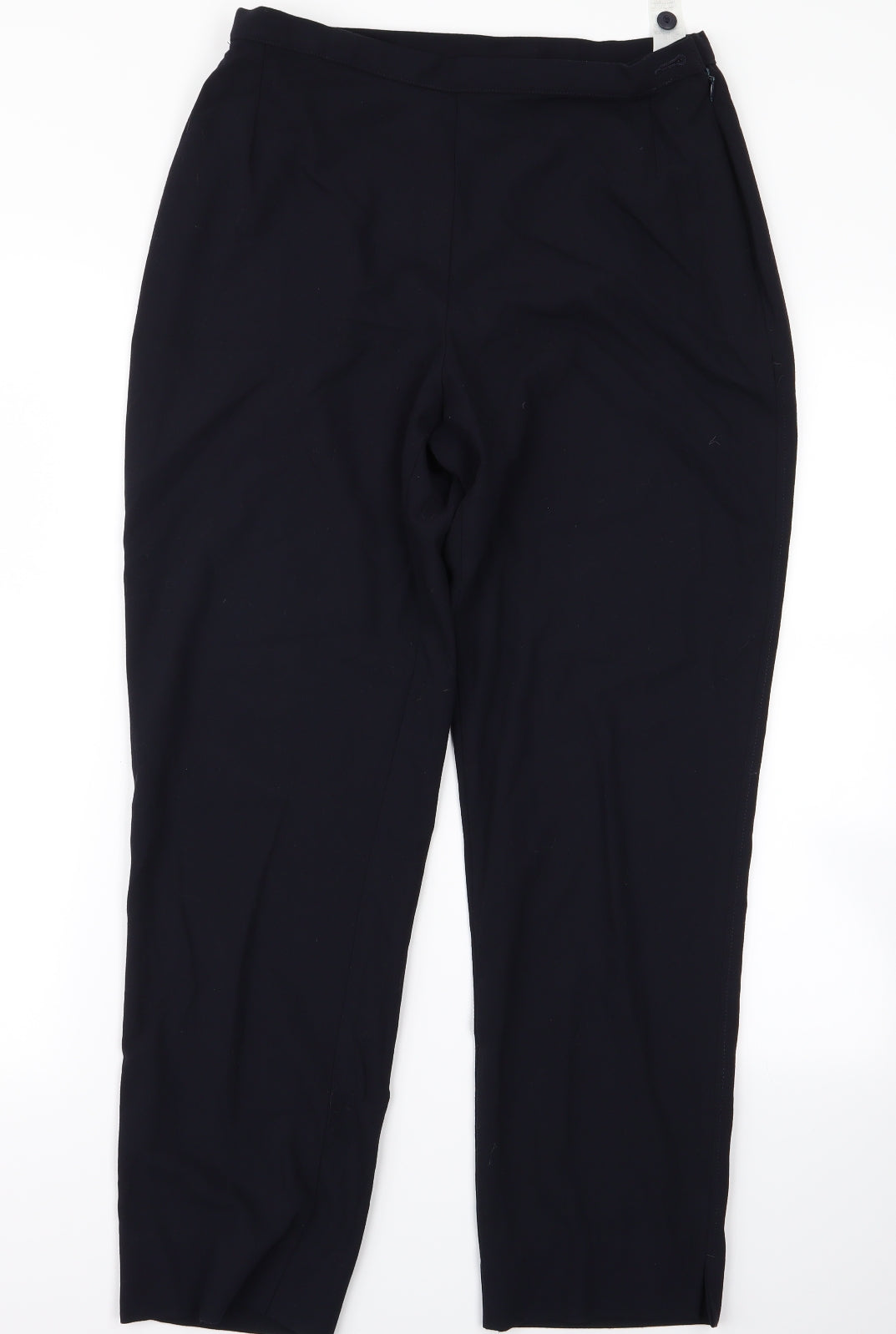 Womens UK Size 14 m&s Relaxed Fit  Blue Trousers