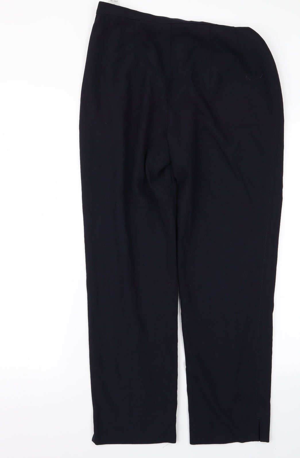 Womens UK Size 14 m&s Relaxed Fit  Blue Trousers