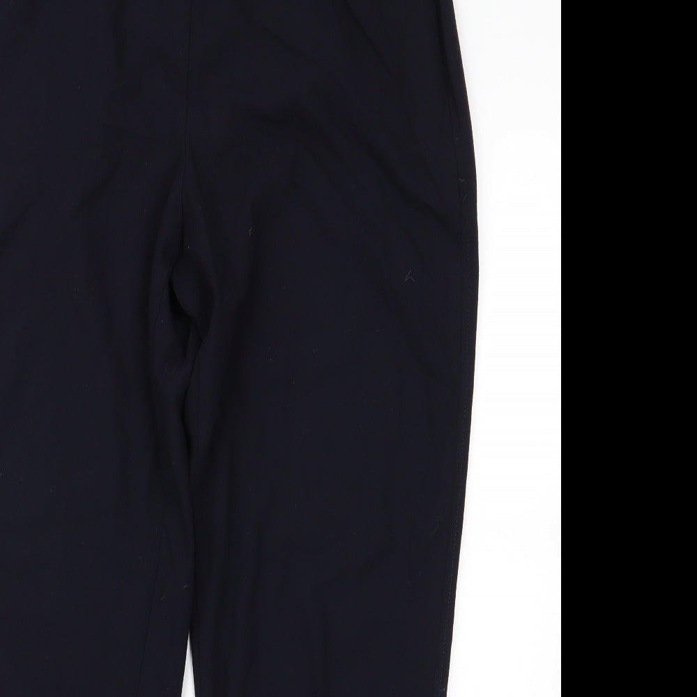 Womens UK Size 14 m&s Relaxed Fit  Blue Trousers