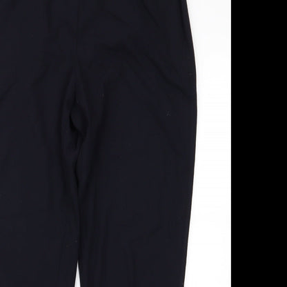 Womens UK Size 14 m&s Relaxed Fit  Blue Trousers