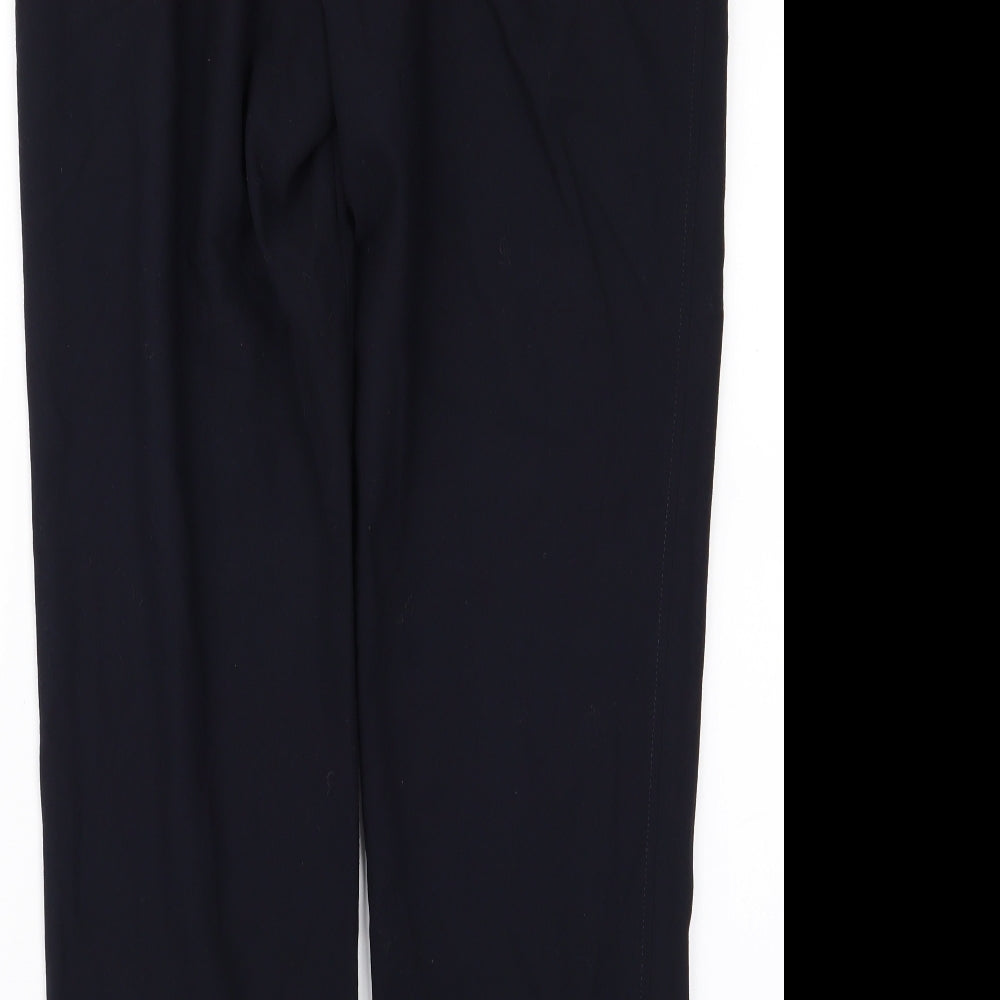 Womens UK Size 14 m&s Relaxed Fit  Blue Trousers