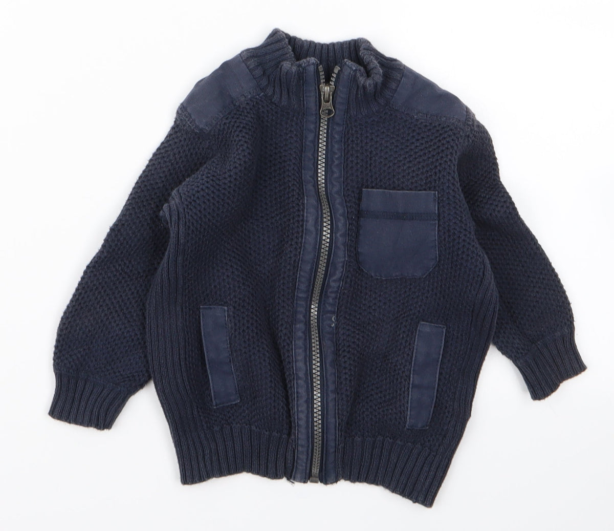 Additional front view of F&F Blue Jacket, size 12, Months