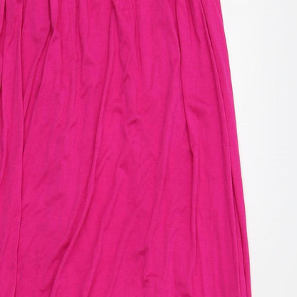 Preworn Womens Purple   A-Line  Size M  - strapless, elastic