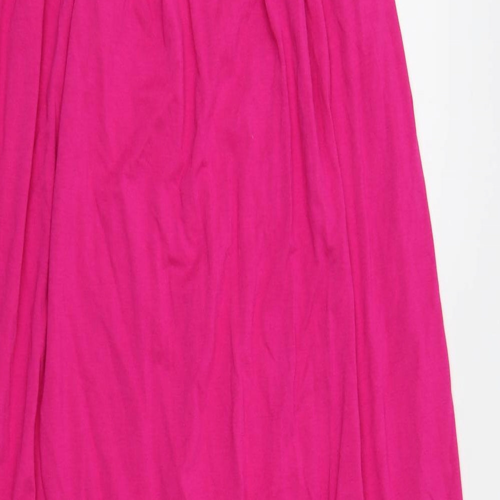 Preworn Womens Purple   A-Line  Size M  - strapless, elastic