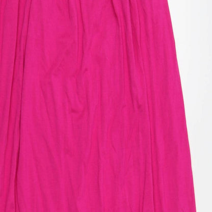 Preworn Womens Purple   A-Line  Size M  - strapless, elastic