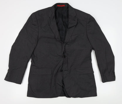 Mens UK Size 40 Burton Regular Grey Suit Jacket