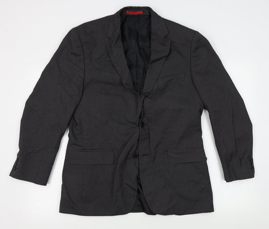Mens UK Size 40 Burton Regular Grey Suit Jacket