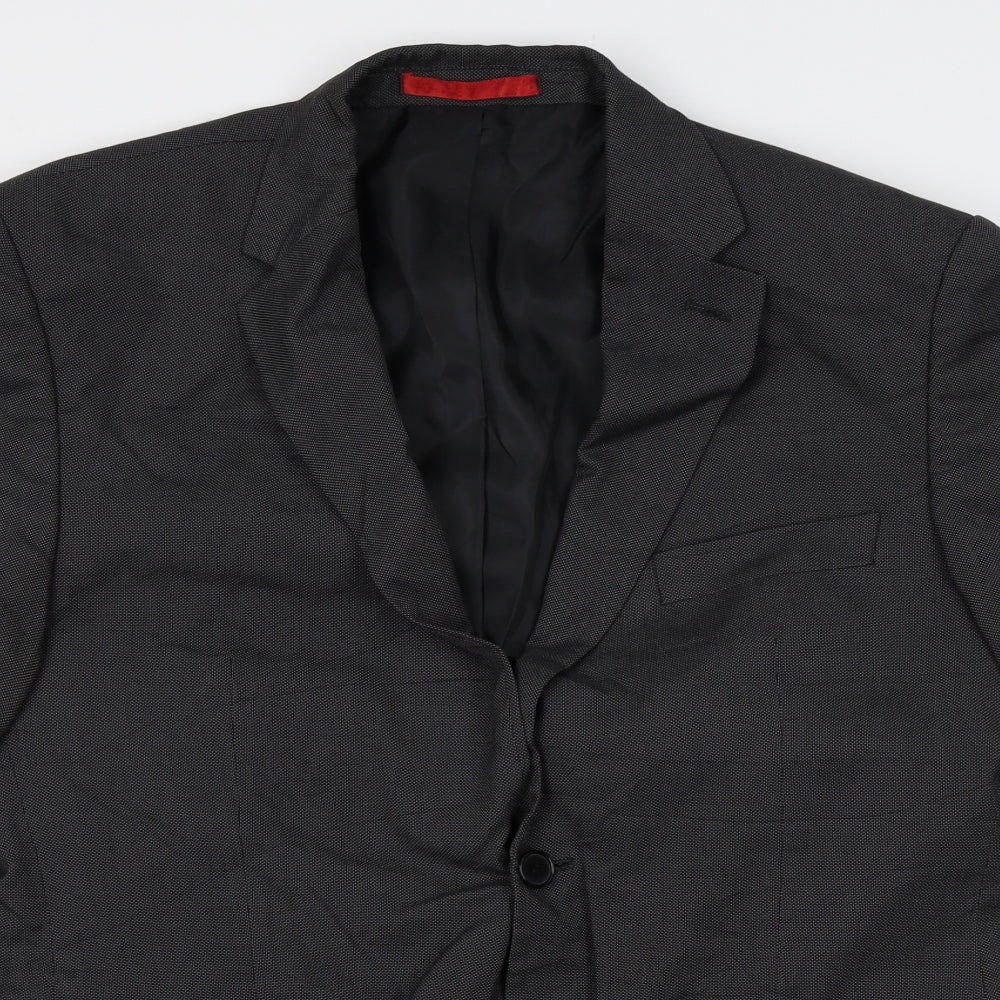 Mens UK Size 40 Burton Regular Grey Suit Jacket