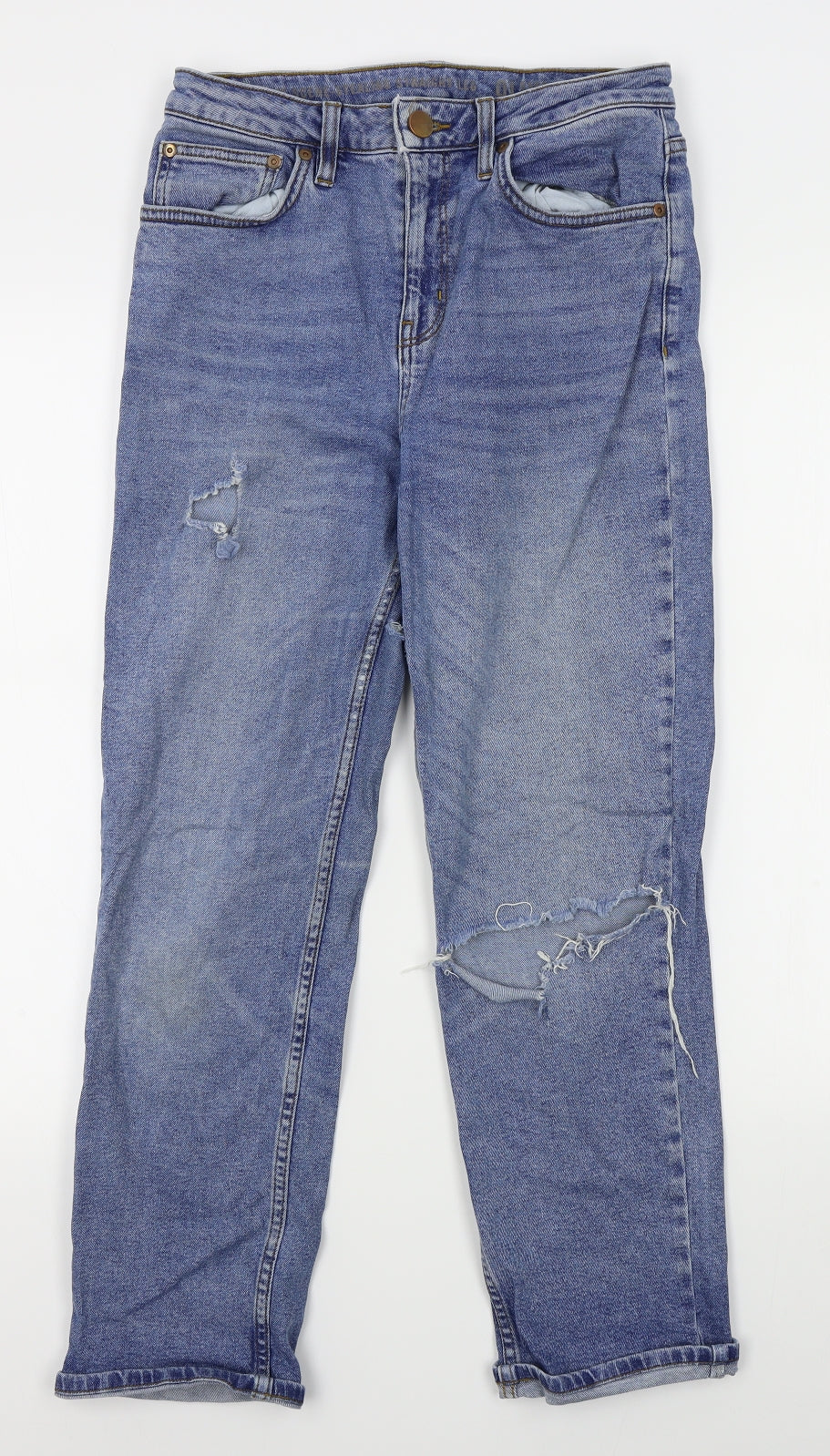Oasis Womens Blue   Straight Jeans Size 10 L26 in