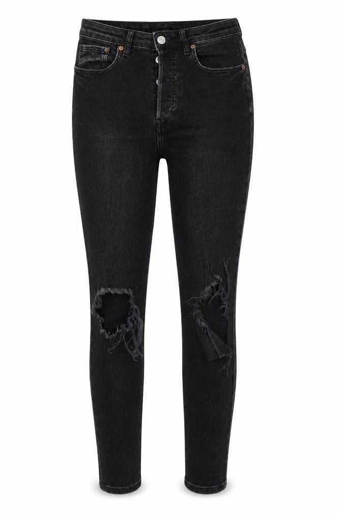 Womens UK Size One Size H&M Regular Fit Skinny Black Jeans